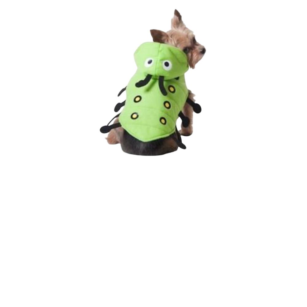 Caterpillar Dog Costume - Size Small, Velcro Closure